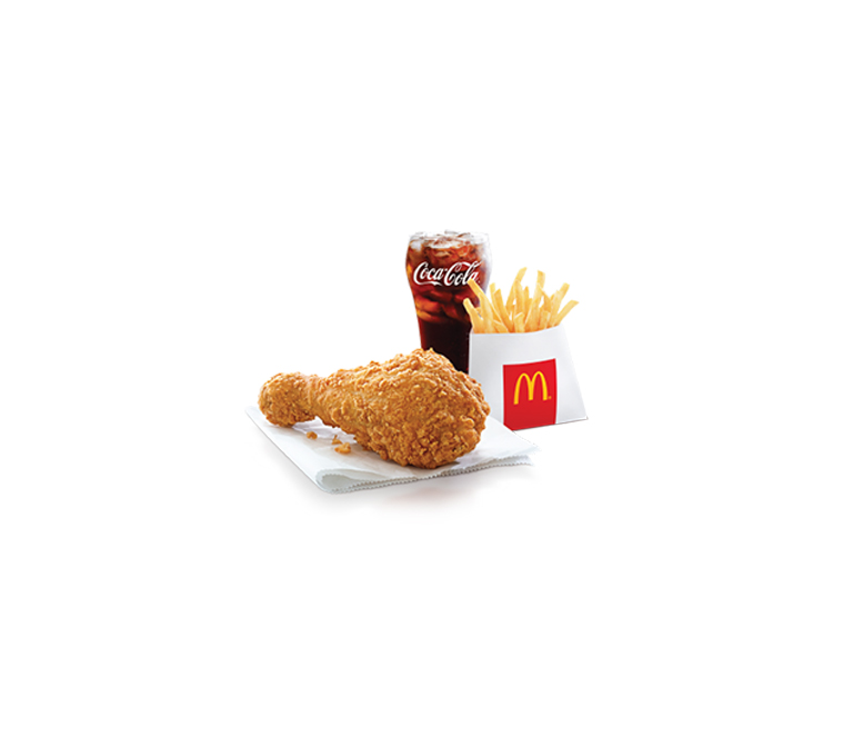 Crispy Chicken 1pc with Fries and Cold  Drink