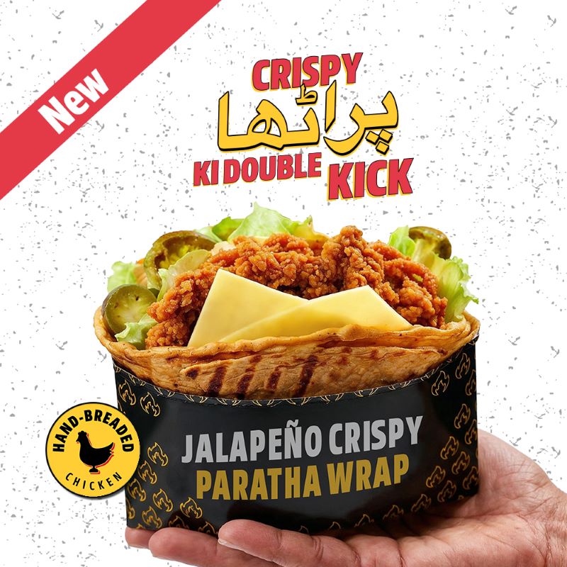Jalapeño Crispy Paratha Wrap