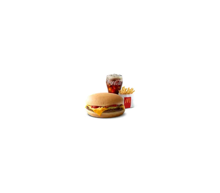Cheese Burger with Fries and Drink