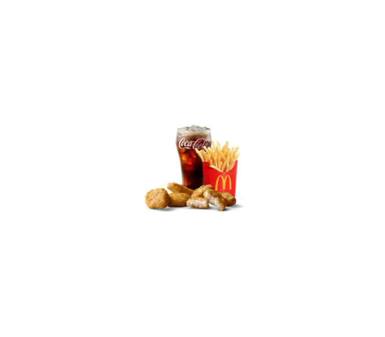 Medium Meal 6pcs McNuggets
