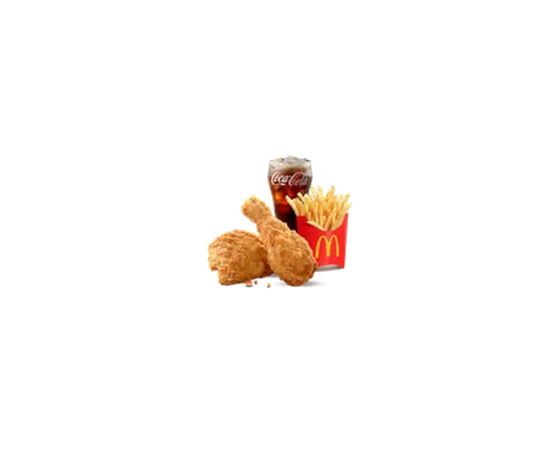 Medium Meal Crispy Chicken 2pcs